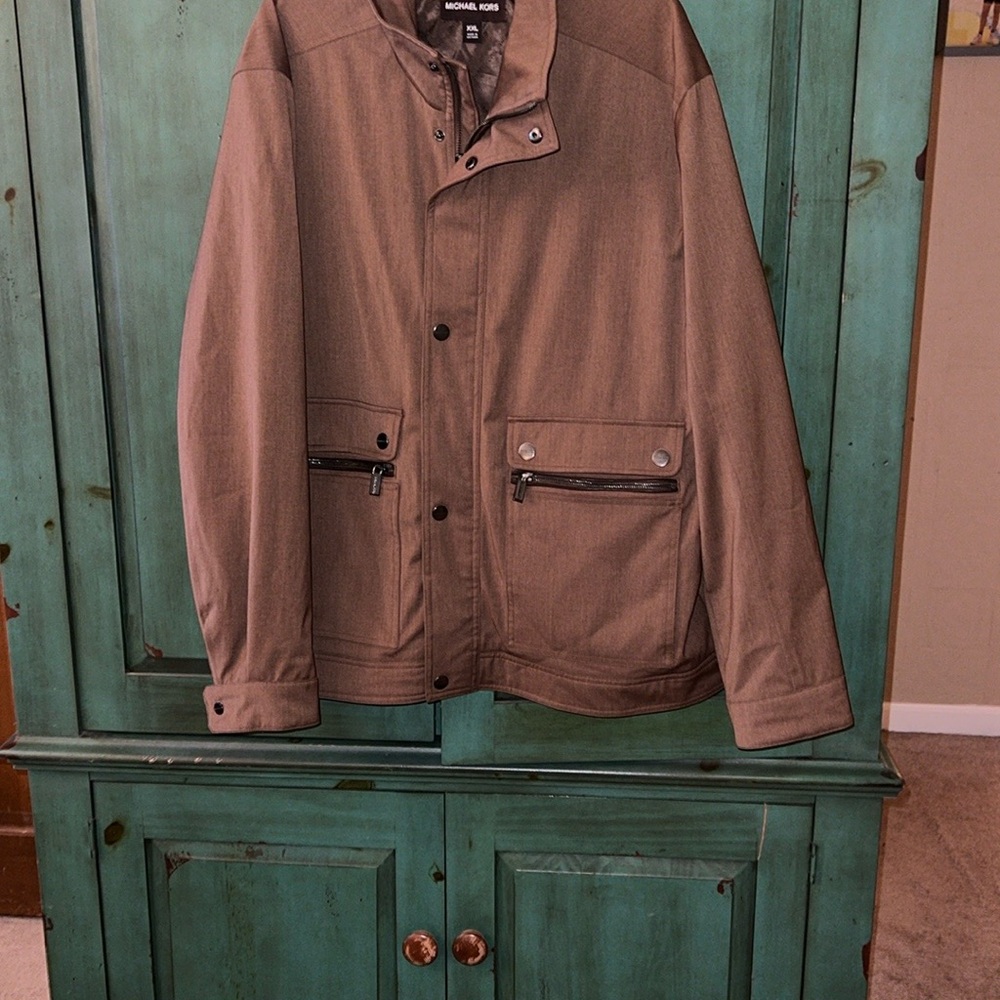 Michael Kors Brown Lightweight Shirt Jacket - NWOT